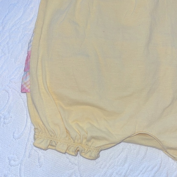 Chaps Newborn Collection Ruffled Bubble Romper - Picture 3 of 8